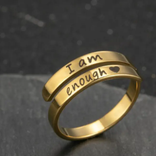 I Am Enough Ring